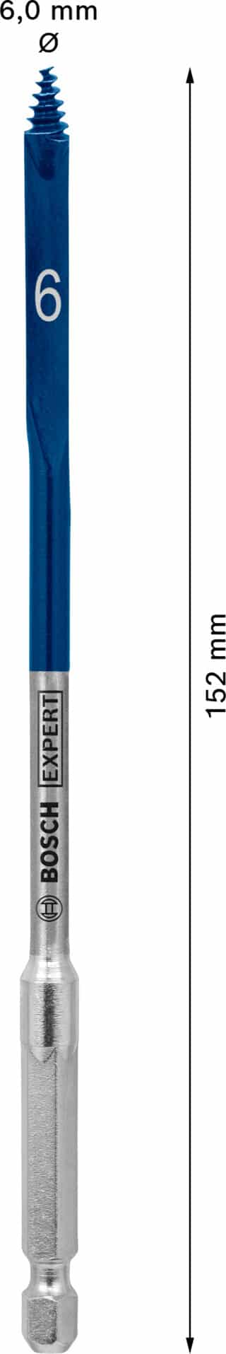 EXPERT Self Cut Speed flatfräsborr 6 x 152 mm