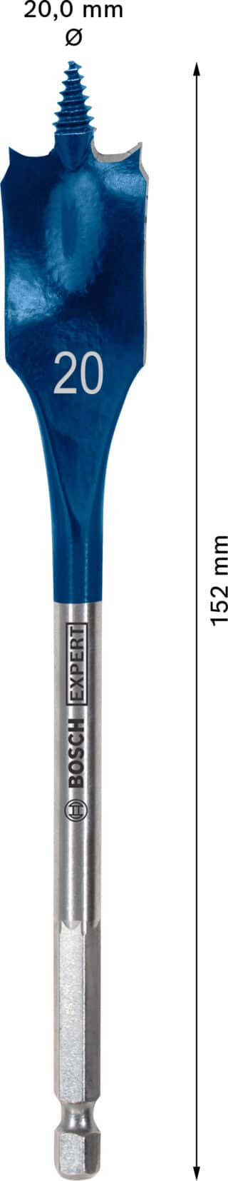 EXPERT Self Cut Speed flatfräsborr 20 x 152 mm