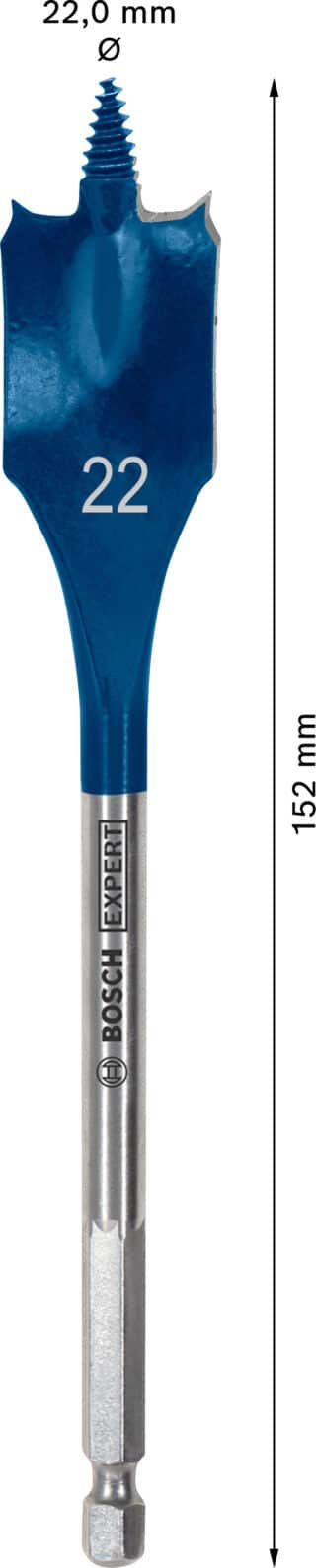 EXPERT Self Cut Speed flatfräsborr 22 x 152 mm