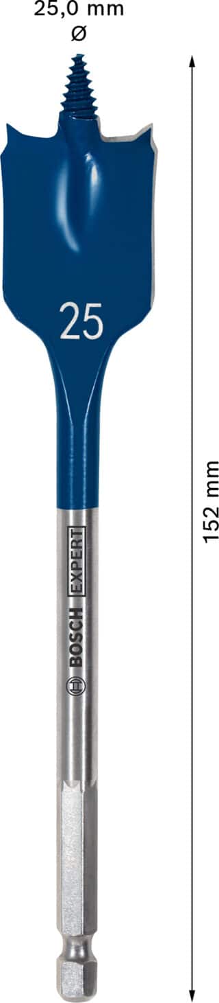 EXPERT Self Cut Speed flatfräsborr 25 x 152 mm