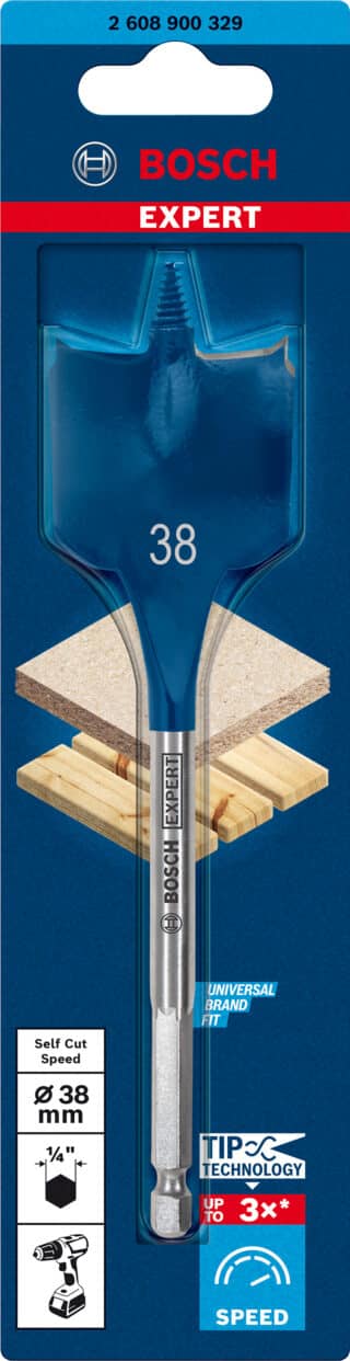 EXPERT Self Cut Speed flatfräsborr 38 x 152 mm