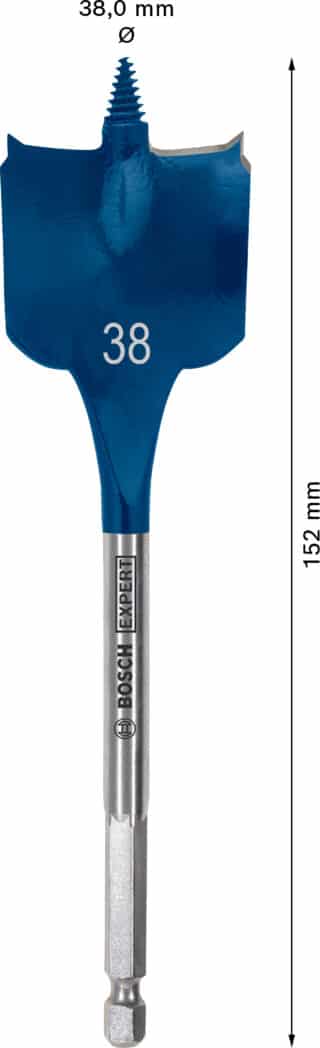 EXPERT Self Cut Speed flatfräsborr 38 x 152 mm