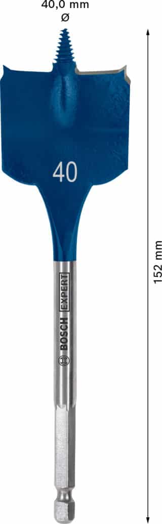 EXPERT Self Cut Speed flatfräsborr 40 x 152 mm
