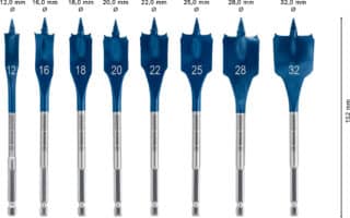 EXPERT Self Cut Speed flatfräsborrsats 12/16/18/20/22/25/28/32 mm, 8 delar