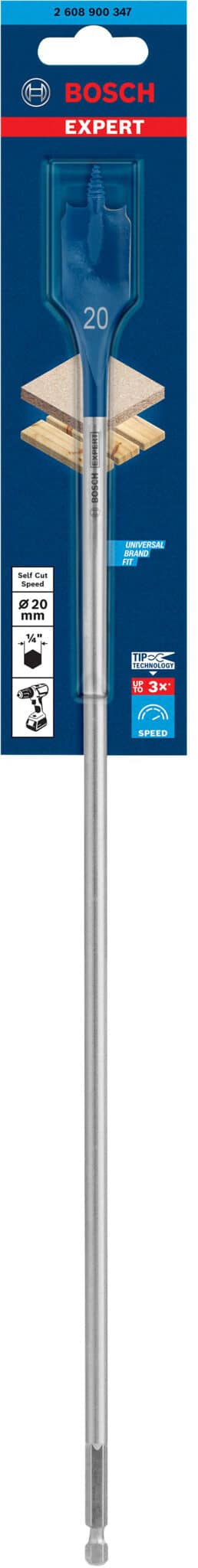2608900322_6035822N33_70120221.indd EXPERT Self Cut Speed flatfräsborr 20 x 400 mm