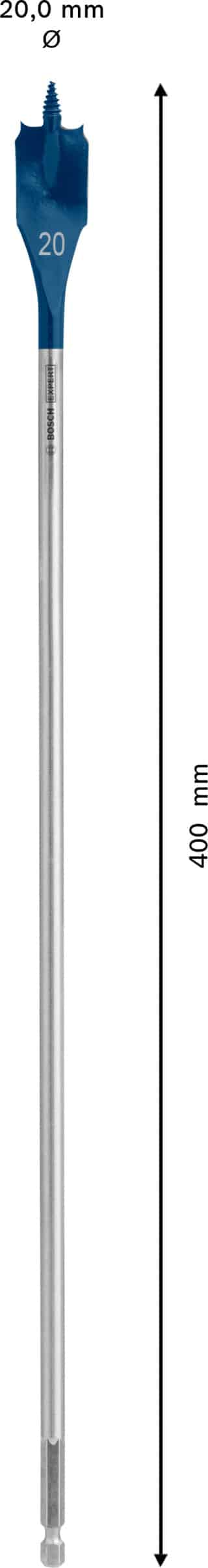 EXPERT Self Cut Speed flatfräsborr 20 x 400 mm