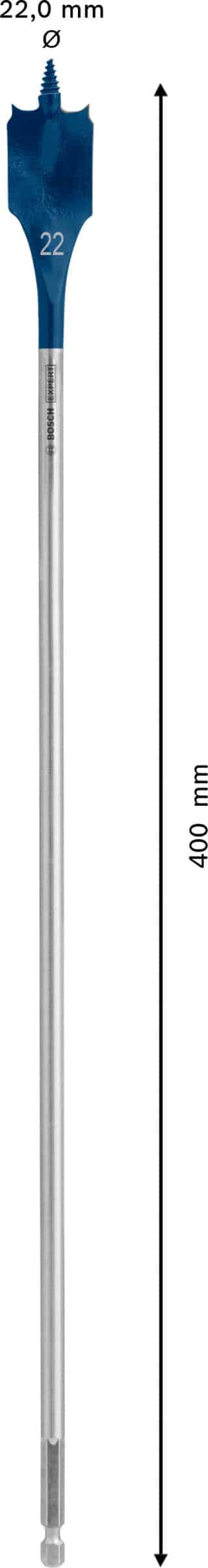 EXPERT Self Cut Speed flatfräsborr 22 x 400 mm