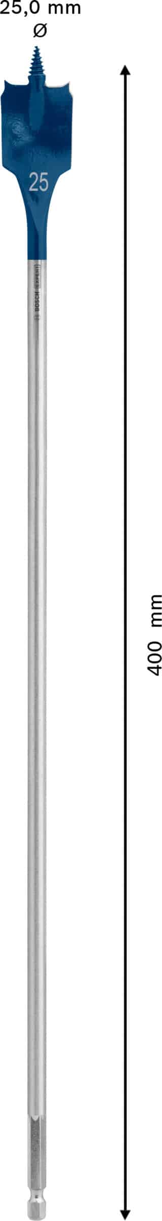 EXPERT Self Cut Speed flatfräsborr 25 x 400 mm