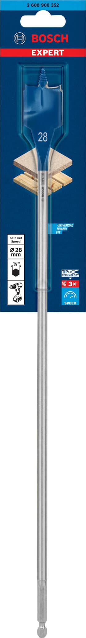 2608900322_6035822N33_70120221.indd EXPERT Self Cut Speed flatfräsborr 28 x 400 mm