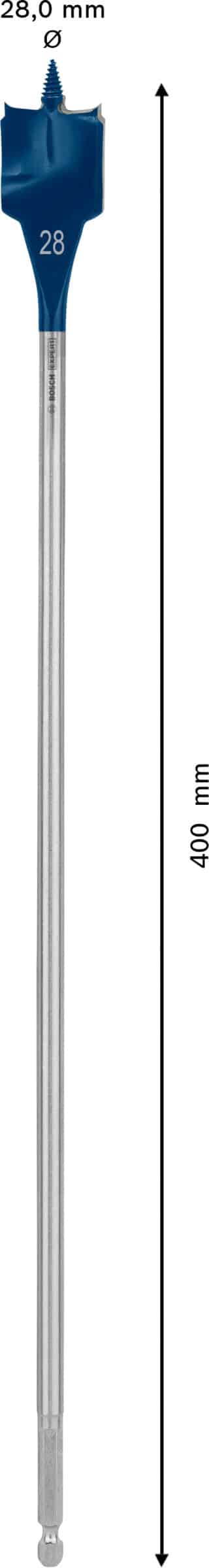 EXPERT Self Cut Speed flatfräsborr 28 x 400 mm
