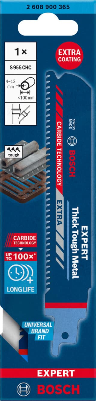 EXPERT `Thick Tough Metal¿ S 955 CHC tigersågblad, 1 st