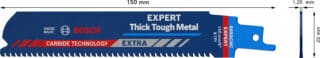 EXPERT `Thick Tough Metal¿ S 955 CHC tigersågblad, 1 st