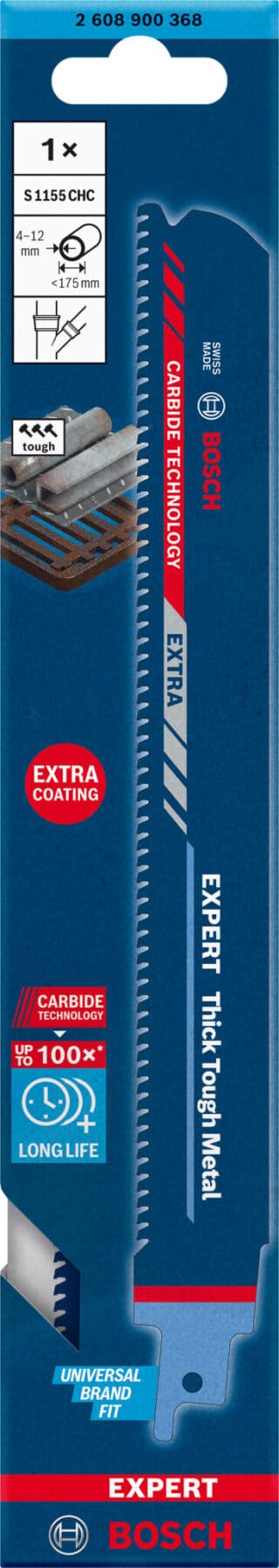 EXPERT Thick Tough Metal S1155CHC tigersågblad, 1 st