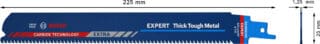 EXPERT Thick Tough Metal S1155CHC tigersågblad, 1 st