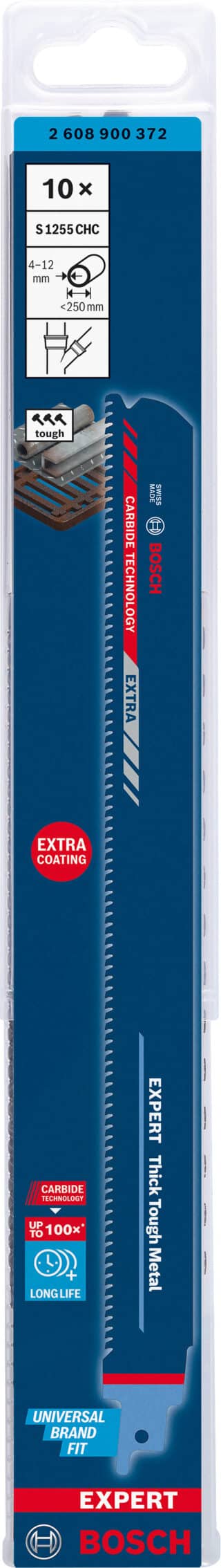 EXPERT `Thick Tough Metal¿ S 1255 CHC tigersågblad, 10 st