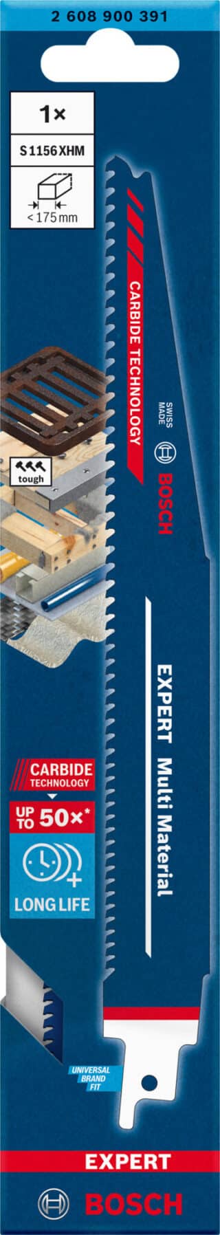 EXPERT 'Multi Material' S 1156 XHM tigersågblad, 1 st
