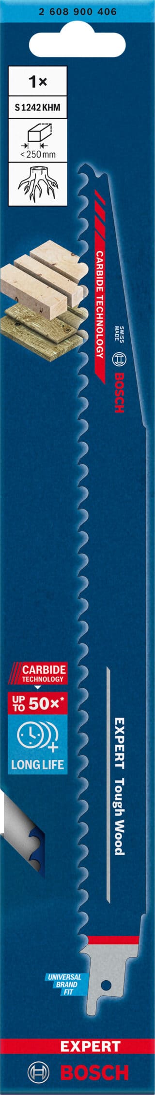 EXPERT `Tough Wood¿ S 1242 KHM tigersågblad, 1 st