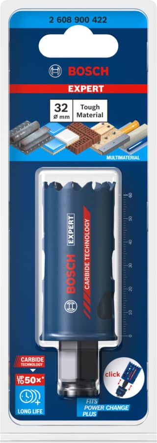 EXPERT Tough Material hålsåg 32 x 60 mm