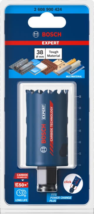 EXPERT Tough Material hålsåg 38 x 60 mm