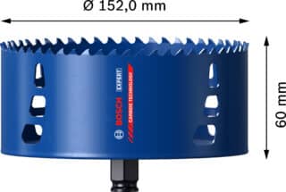 EXPERT Tough Material hålsåg 152 x 60 mm