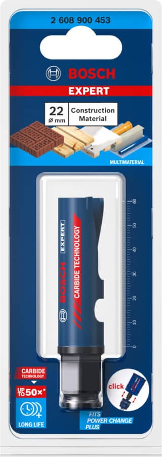 EXPERT Construction Material hålsåg 22 x 60 mm