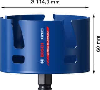 EXPERT Construction Material hålsåg 114 x 60 mm