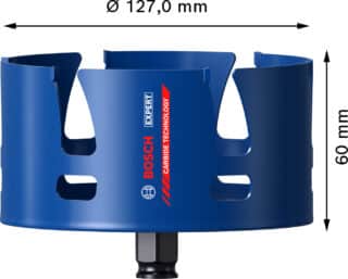 EXPERT Construction Material hålsåg 127 x 60 mm