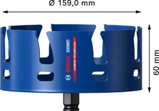 EXPERT Construction Material hålsåg 159 x 60 mm