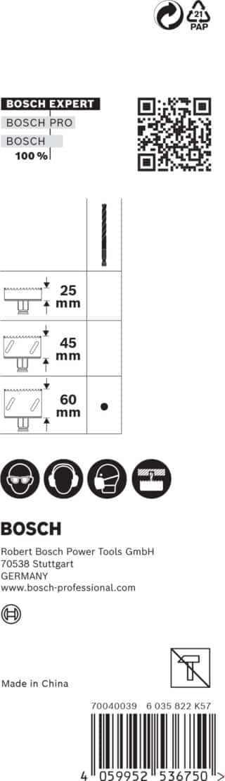 EXPERT Power Change Plus centreringsborr TCT-G 8,5 x 105 mm