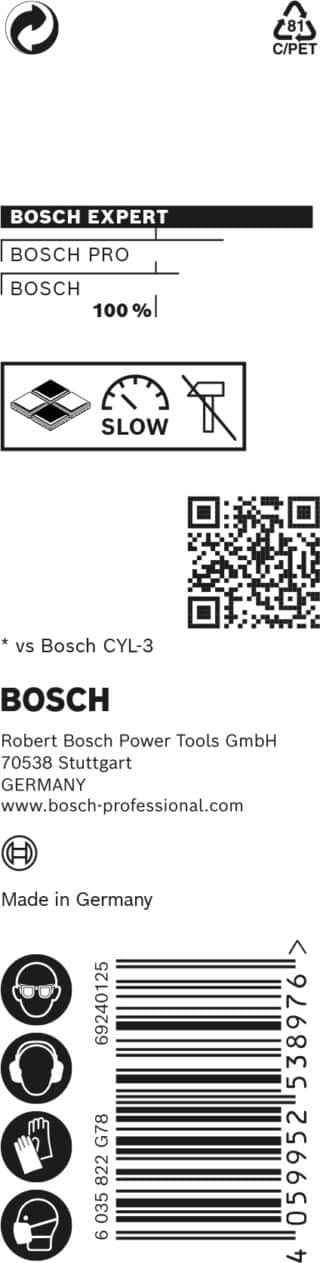 EXPERT CYL-9 MultiConstruction borrsats 4 × 40 × 75 mm