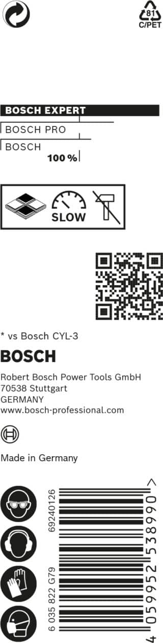 EXPERT CYL-9 MultiConstruction borr 5 x 50 x 85 mm