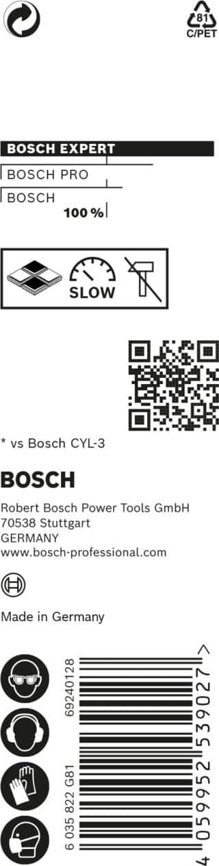 EXPERT CYL-9 MultiConstruction borr 5,5 x 50 x 85 mm