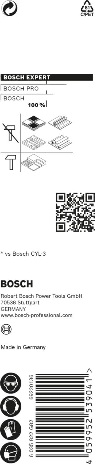 EXPERT CYL-9 MultiConstruction borr 6 x 60 x 100 mm