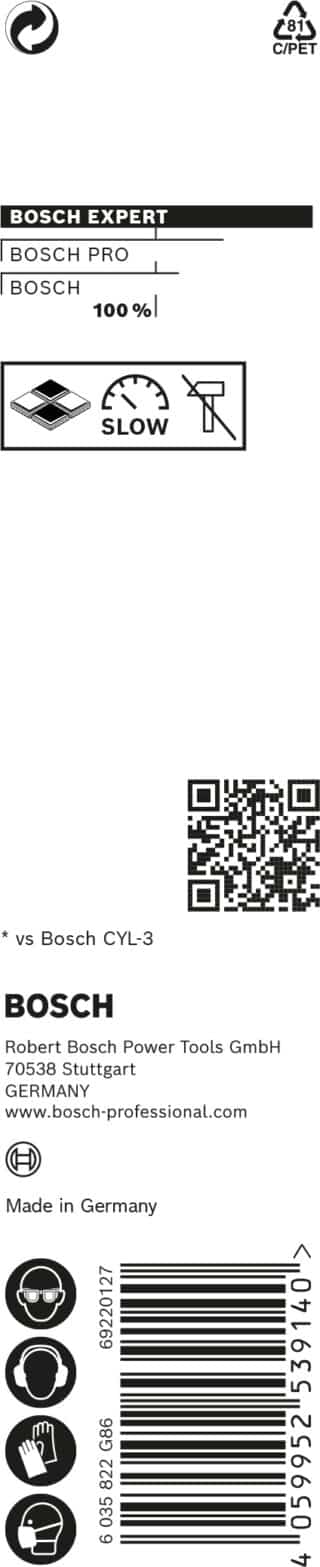 EXPERT CYL-9 MultiConstruction borr 8 x 80 x 120 mm