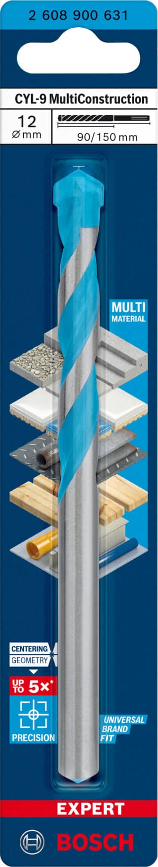 EXPERT CYL-9 MultiConstruction borr 12 x 90 x 150 mm