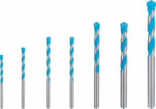EXPERT MultiConstruction CYL-9 borrsats, 4/5/6/6/8/10/12 mm, 7 st.