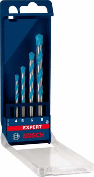 EXPERT MultiConstruction CYL-9 borrsats, 4/5/6/8 mm, 4 st.