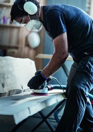 EXPERT M480 slipnät för excenterslipar 125 mm, G 80, 5 st