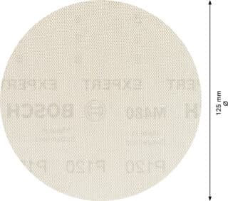 EXPERT M480 slipnät för excenterslipar 125 mm, G 120, 5 st