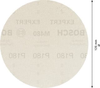 EXPERT M480 slipnät för excenterslipar 125 mm, G 180, 5 st