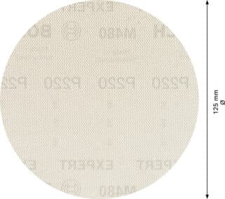 EXPERT M480 slipnät för excenterslipar 125 mm, G 220, 5 st