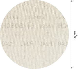 EXPERT M480 slipnät för excenterslipar 125 mm, G 240, 5 st