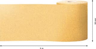 EXPERT C470 sliprullar för handslipning 93 mm, 5 m, G 60