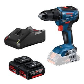 Professional-sats: GSR 18V-55 + 2x GBA 18V 5.0Ah + GAL 18V-40