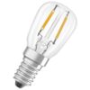 LED-LAMPA OSRAM PÄRON (12)    KLAR E14 827 T26 STAR 2,2W