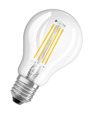 LED-LAMPA OSRAM KLOT 40 E27 DIM KLAR 827 CL P