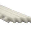TÄTNINGSLIST GOP ESSLON VIT PLASTTAK KORRUGERAD 75/20 10ST