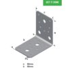 VINKEL V1 UF 90X90X65X2,5MM