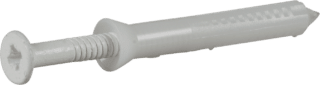 SPIKPLUGG HF MED FÖRSÄNKT KRAGE VITLACKAD 5X35 200ST