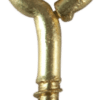SKRUVÖGLA 1 MÄSSING 12X4MM 12ST